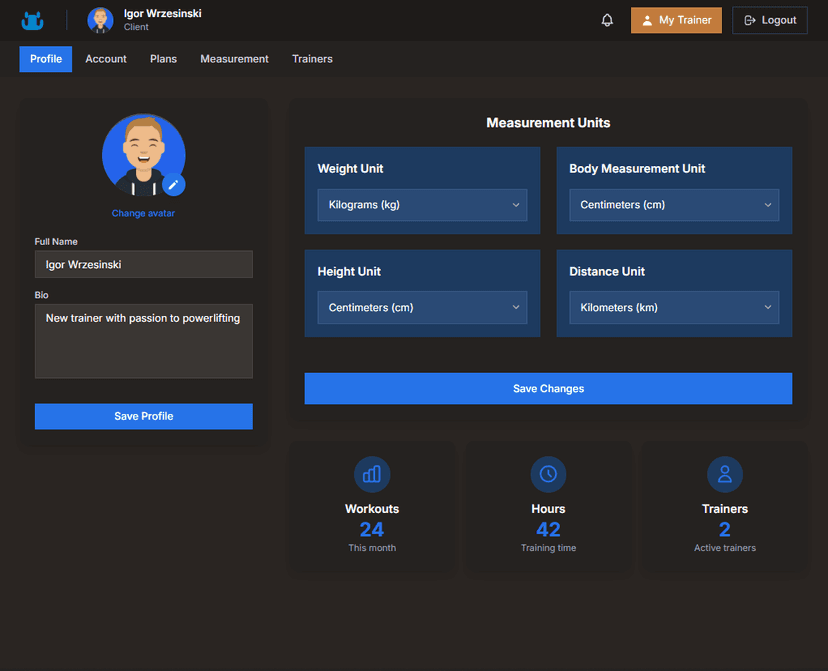 ProTrainer App